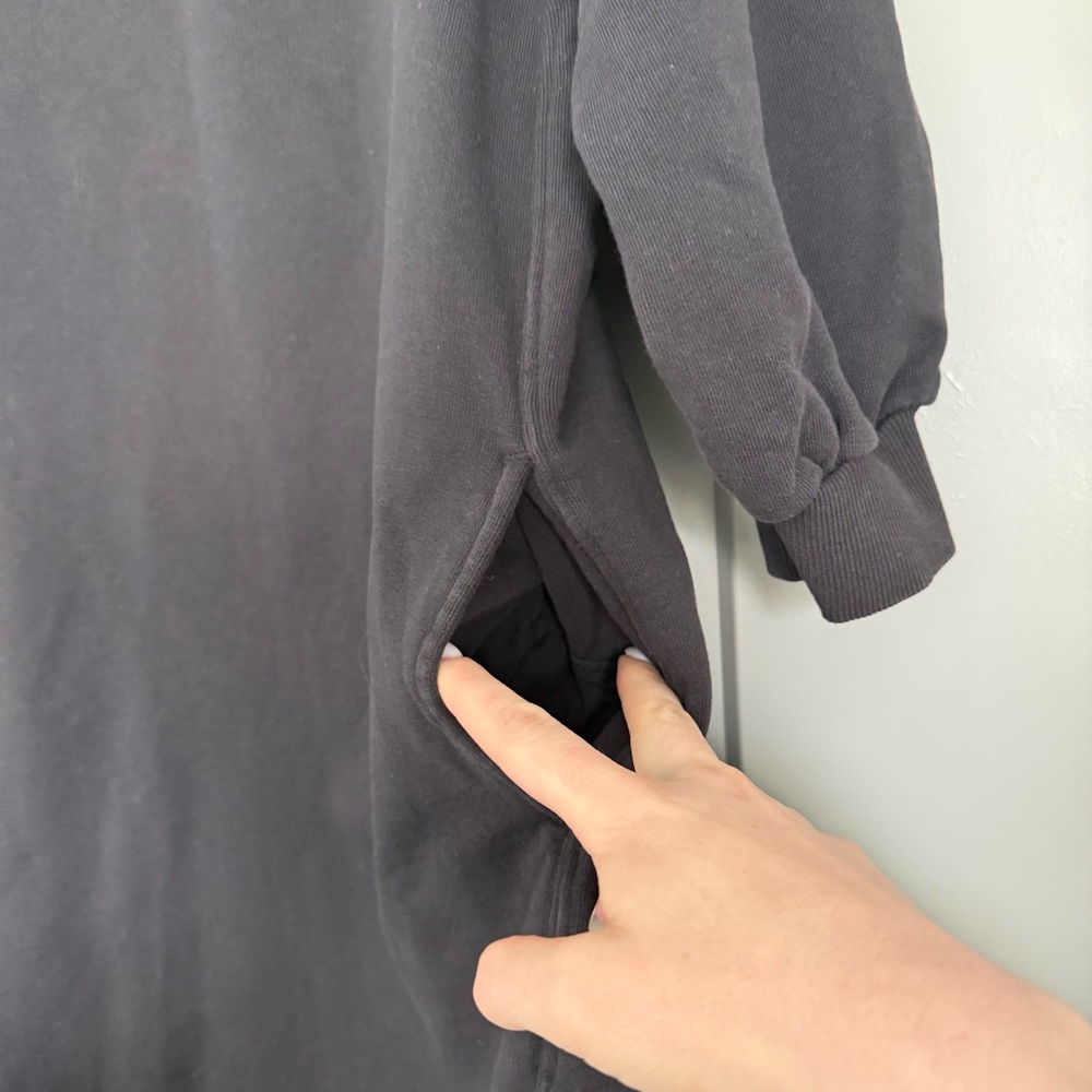 Pact Organics Courtside Sweatshirt Dress Size Large - Picture 3 of 10